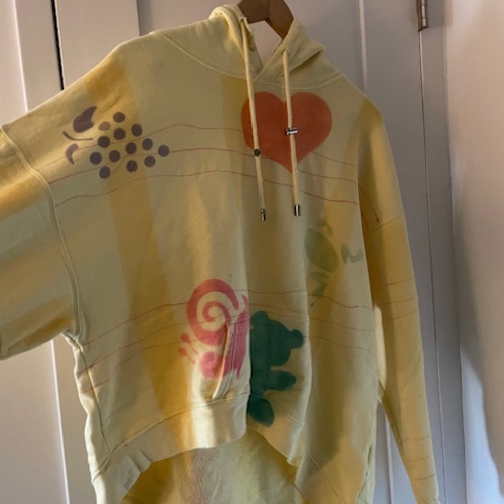 Collina Strada Yellow Graphic Hoodie - Picture 4 of 12